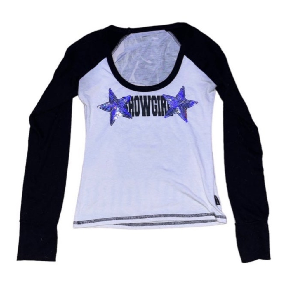 Show girl Las Vegas baseball top